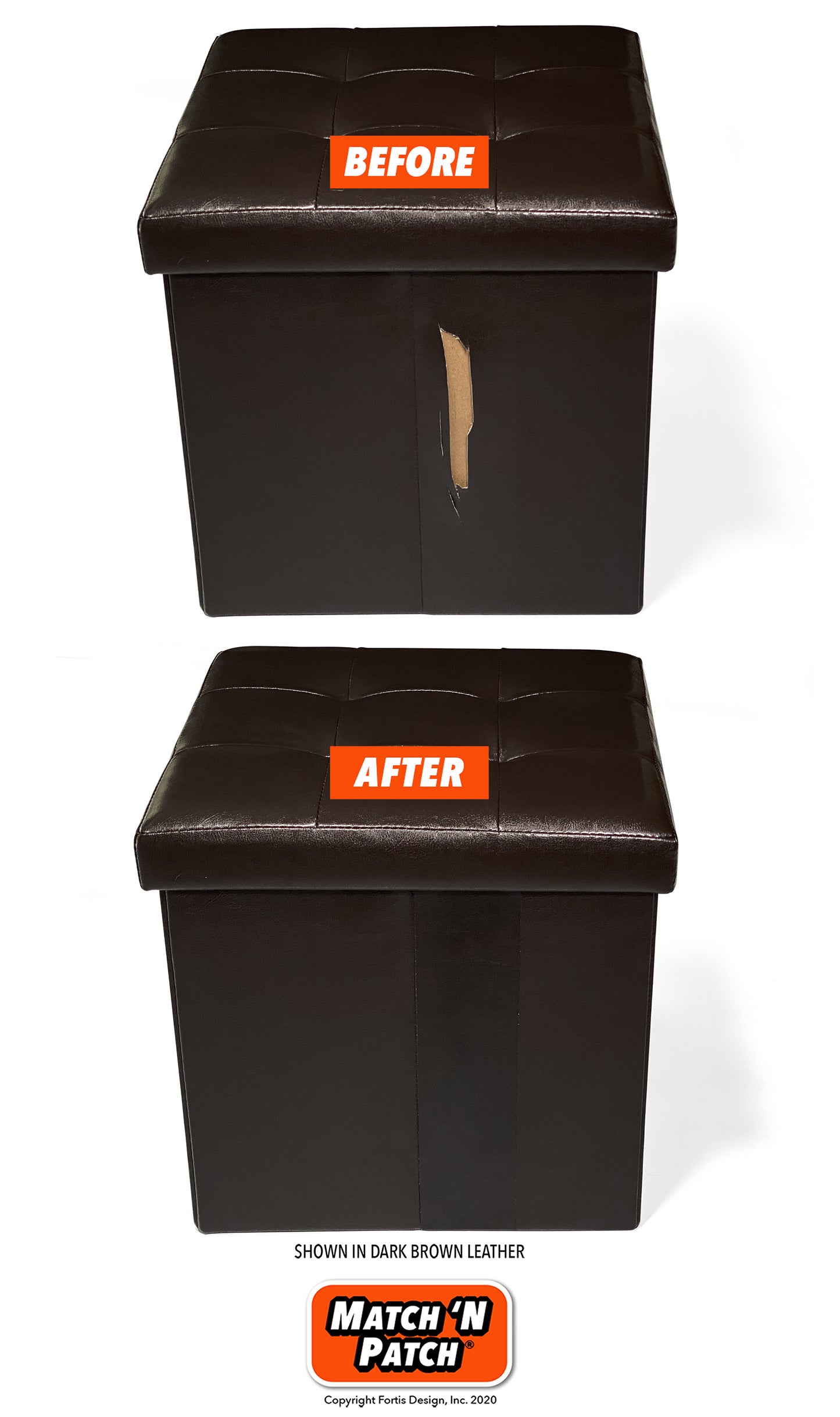 Brown Leather Repair Tape – 3x72 in
