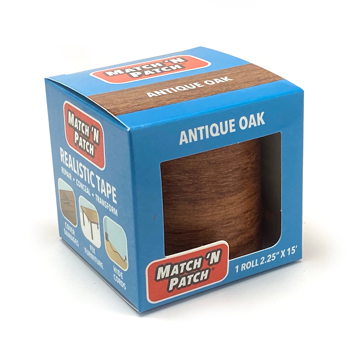 Antique Oak Wood Print Repair Tape