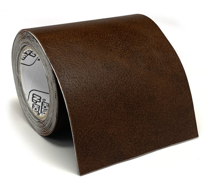 3 Inch X 72 Inch Self-Adhesive Leather Repair Tape, Brown
