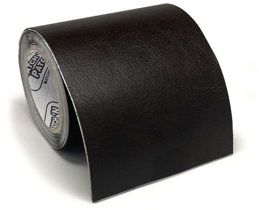 3 Inch X 72 Inch Self-Adhesive Leather Repair Tape, Dark Brown