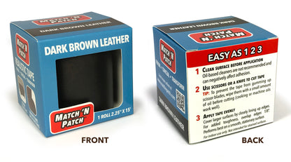 Dark Brown Leather Repair Tape
