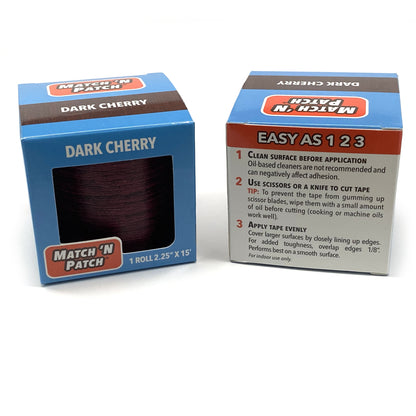 Dark Cherry Wood Print Repair Tape