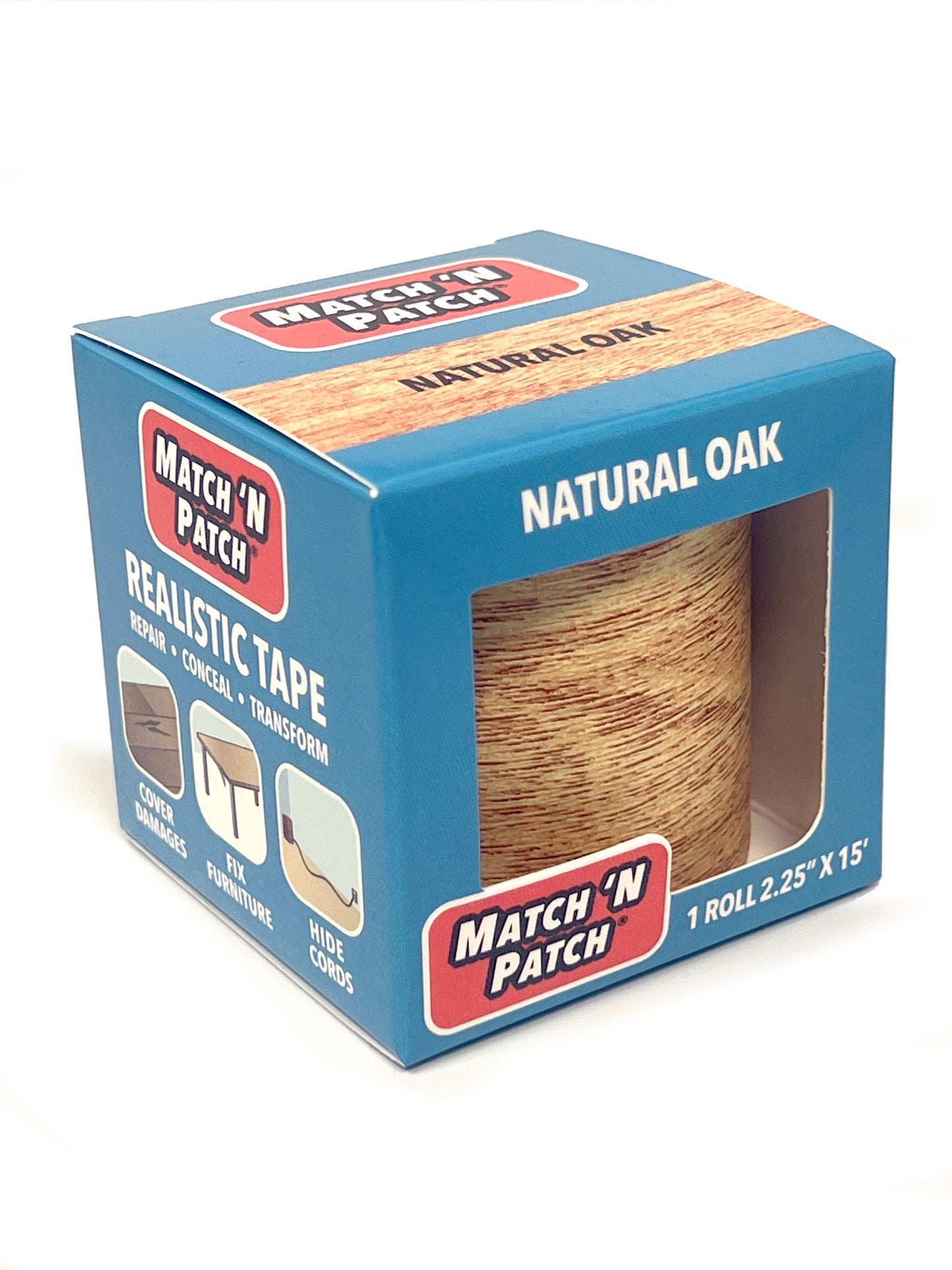 Natural Oak Wood Print Repair Tape